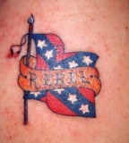 Rebel Flag Tattoo