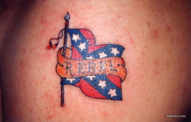 Rebel Flag Tattoo