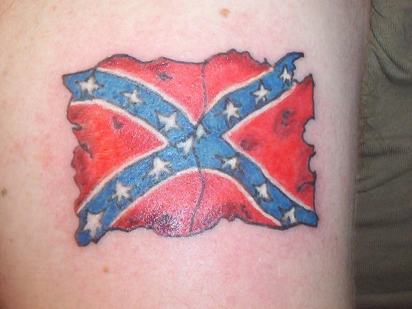 Tatterred Rebel Flag Tattoo Photos From Raven K Raven On