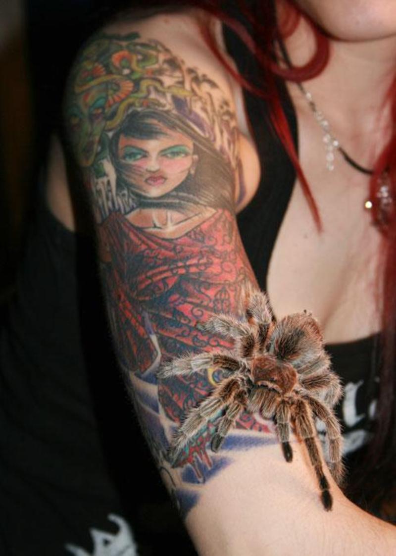 Beautiful Arm Tattoo Design For Girls