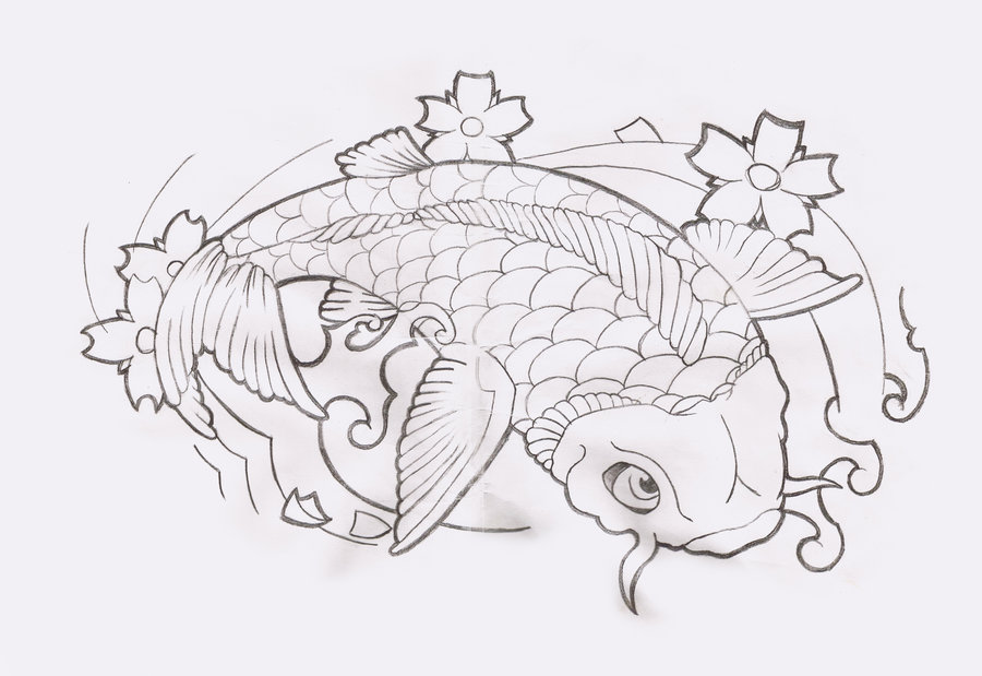 Koi Fish Tattoo Design Deviantart