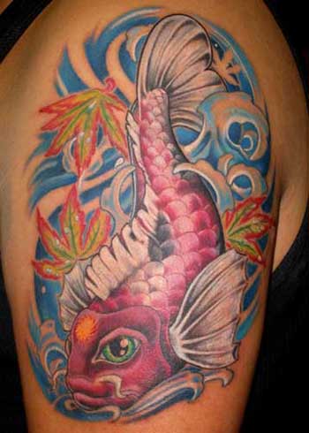 Koi Tattoo Designs For Women’s Back