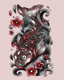 Koi Fish Tattoo Las Vegas Design Idea