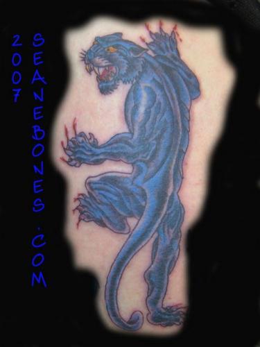 Crawling Panther Tattoo Design Picture