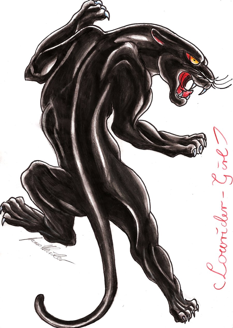 Panther Tattoo Design Idea