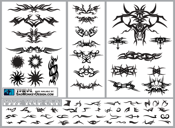 Tribal Graphics Vector Tattoo Designs