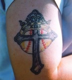 Crown Tattoos and Cross The Angle