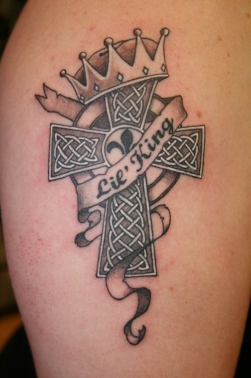 Cross Tattoos For Men On Side Peekabootattoos