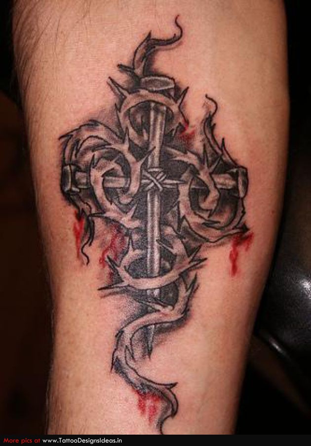 Tatto Design Of Cross Tattoos Tattoodesignsideas