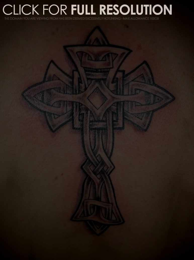 Cool Celtic Cross Dc Tattoo Photo For Man