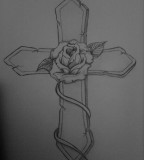 The Best New Tattoo Cross Tattoos Sketch