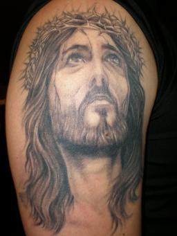 Jesus Tattoo Jesus With Crown Of Thorns Picture