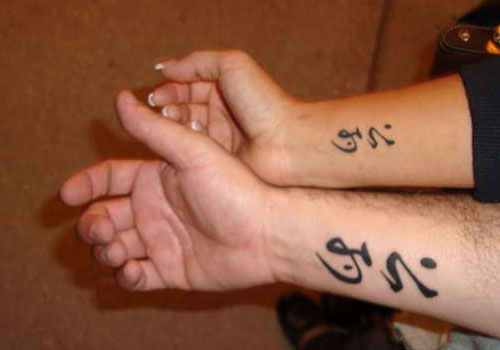Splendid Couples Tattoo Picture