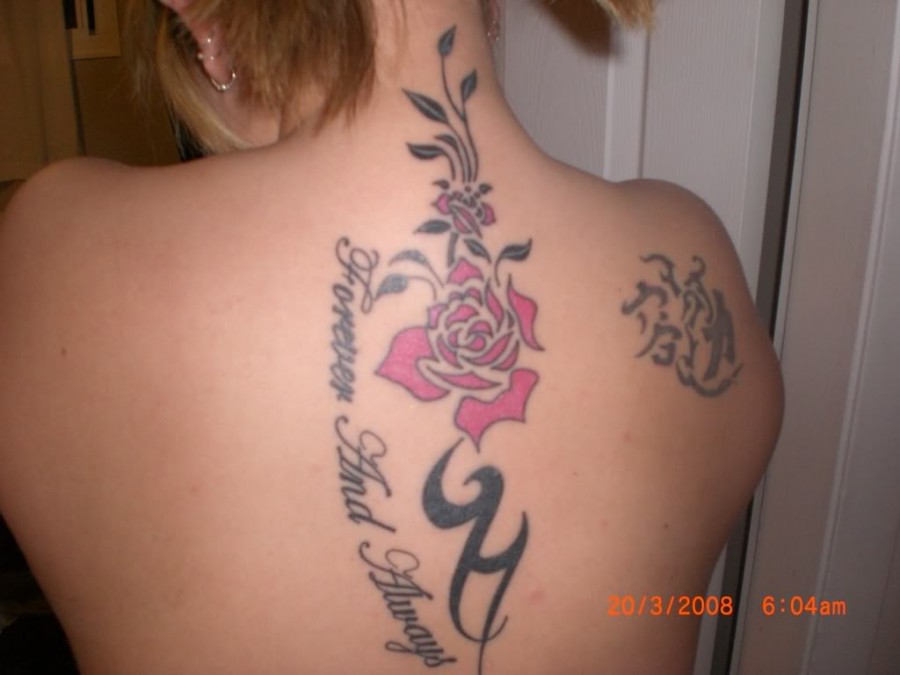 Forever And Always Tattoo Lettering