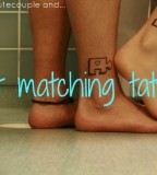 Puzzle Pieces Matching Tattoos Design