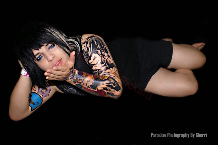 Dahvie Vanity Tattoos on Left Sleeve