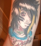 Dahvie Vanity Tattoo Design for Right Forearm