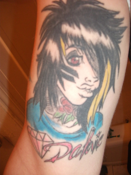 Dahvie Vanity Tattoo Design for Right Forearm