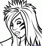 Draw Dahvie Vanity Face Sketch for Tattoo