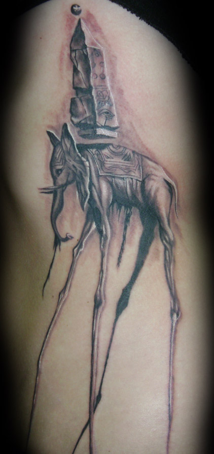 Awesome and Cool Dali Elephant By Vileangelofdeath