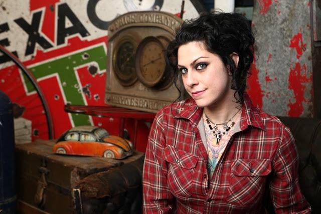 American Pickers Danielle Colby Impressive Chest Tattoo Design