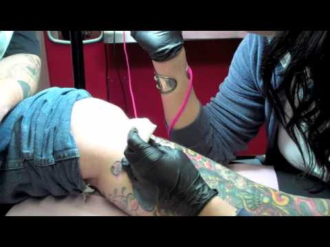 Billy Hill Getting A Tattoo From Danielle Colby