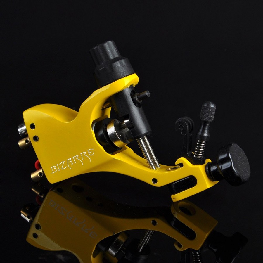 Yellow Top Handmade Danny Fowler Tattoo Machine Gun Liner M108