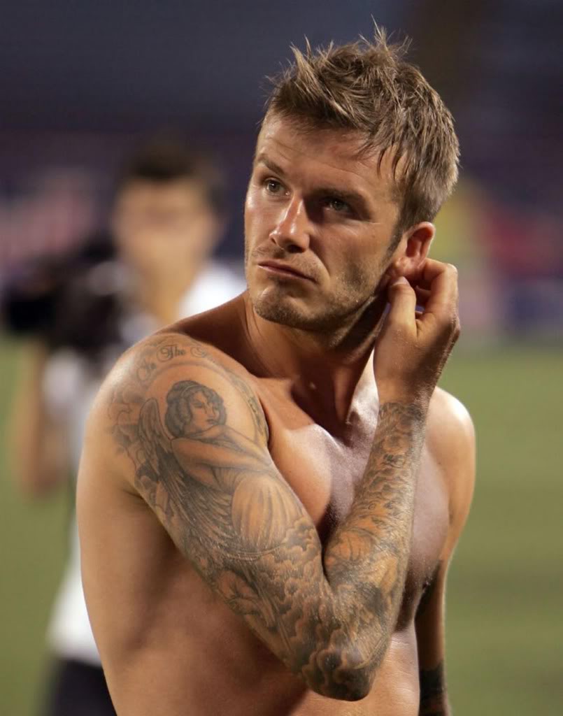 Oustanding Right Arm David Beckham Tattoos