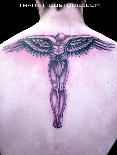 Crut Crut David Beckham Guardian Angel Tattoo