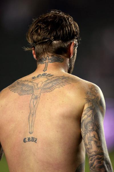 David Beckham Back Tattoos Tattoos Designs