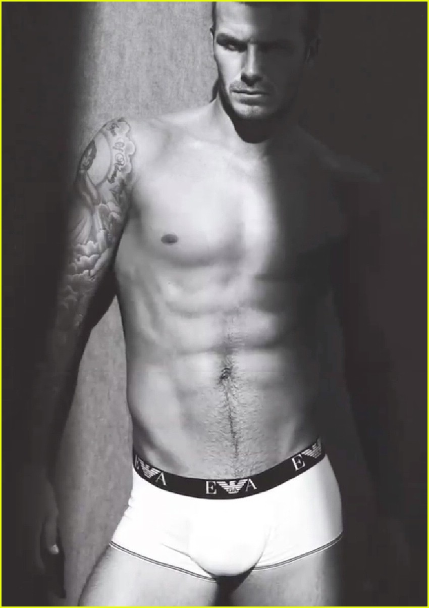 David Beckham Sexy Torso Tattoo