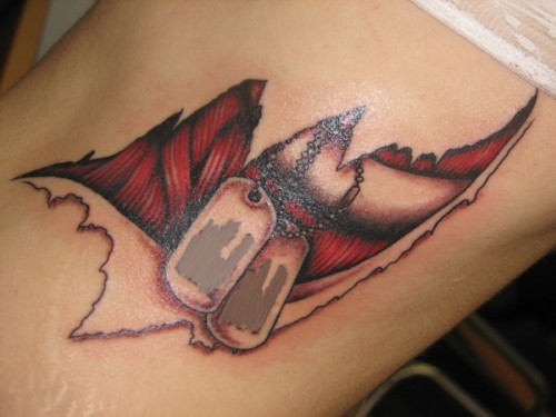 Beautiful Rib Tattoo Designs