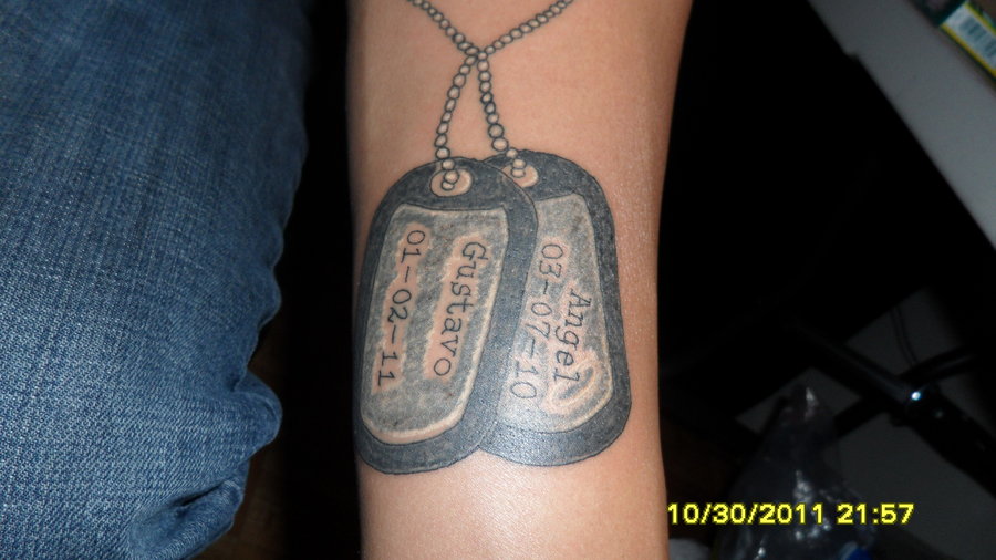 Dog Tag Tattoo By Mjmtattoos On Deviantart