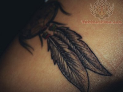 Arm Dream Catcher Tattoo for Girls