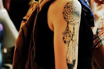 Celebrity Dreamcatcher Tattoo Design