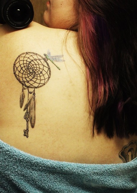 Tiny Dreamcatcher Tattoo Designs for Girls