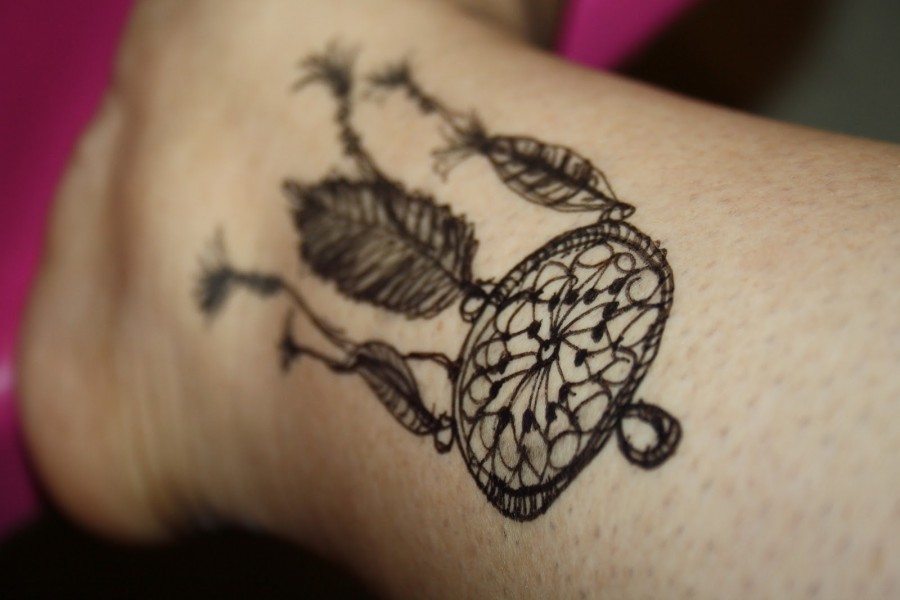 Black Dreamcatcher Tattoo Designs Ideas