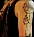 Cute Dreamcatcher Tattoo Design on Arm for Men