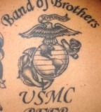 Band of Brothers Eagle Globe and Anchor Tattoo