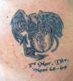 Eagle Globe And Anchor Tattoo 3rd Marine Div Tattoos