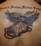 USMC Eagle Globe And Anchor on Back By Hotwheeler