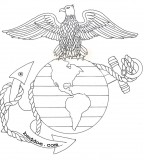 USMC Tattoo Eagle Globe And Anchor Tattoo Sketch