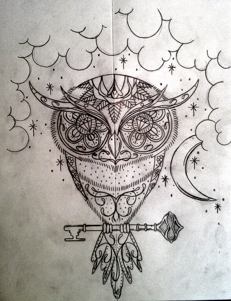 Owl Tattoo Design