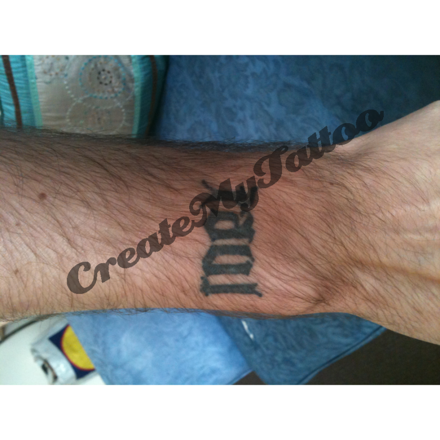 Ambigram Latin Saying Tattoos