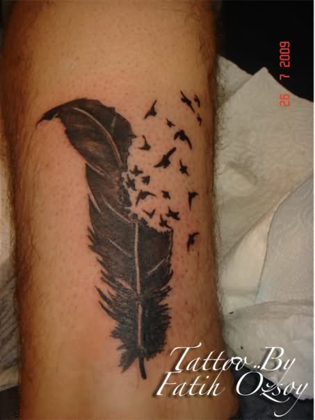 Months Ago Inkage Tattoo Feather Birds Tattoo