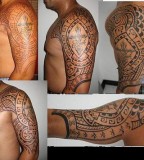Filipino Tribal Tattoo for Left Men Sholuder