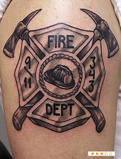 Firefighter Tattoo symbol Pictures