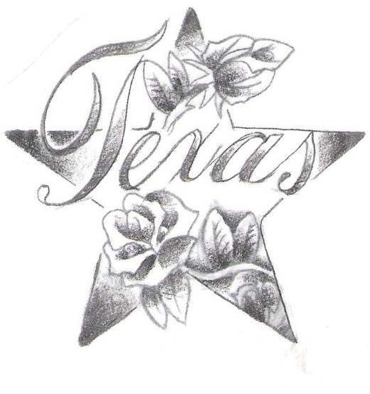 Star Tattoo Design – Sketch