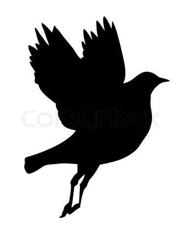 Inspired Vector Illustration Of Flying Birds Silhouette Tattoo