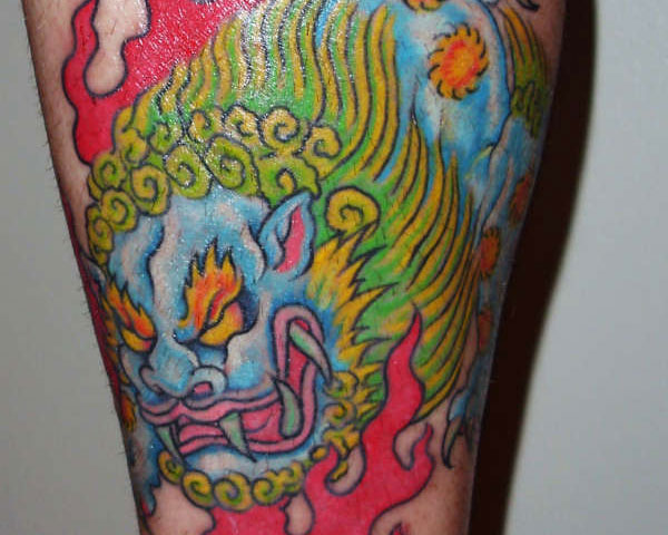 Wonderful Foo Dog Tattoo Ideas